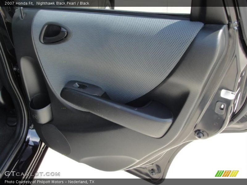 Nighthawk Black Pearl / Black 2007 Honda Fit