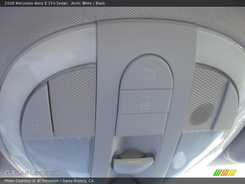 Arctic White / Black 2008 Mercedes-Benz E 350 Sedan