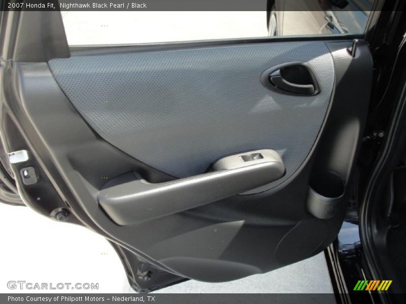 Nighthawk Black Pearl / Black 2007 Honda Fit