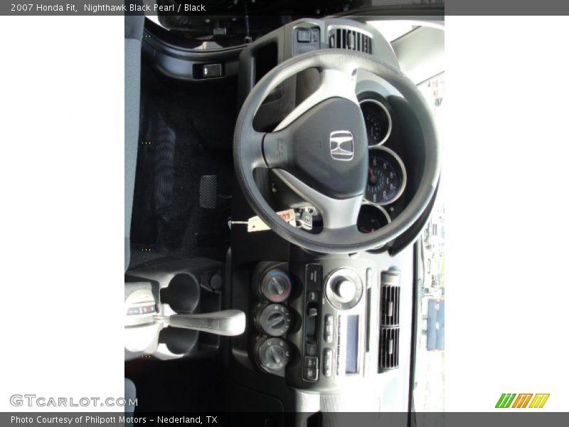 Nighthawk Black Pearl / Black 2007 Honda Fit