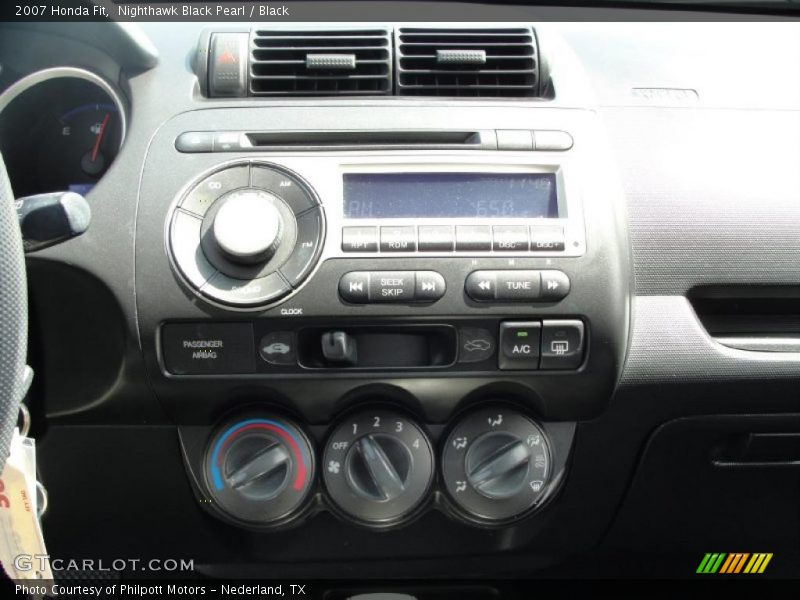 Nighthawk Black Pearl / Black 2007 Honda Fit