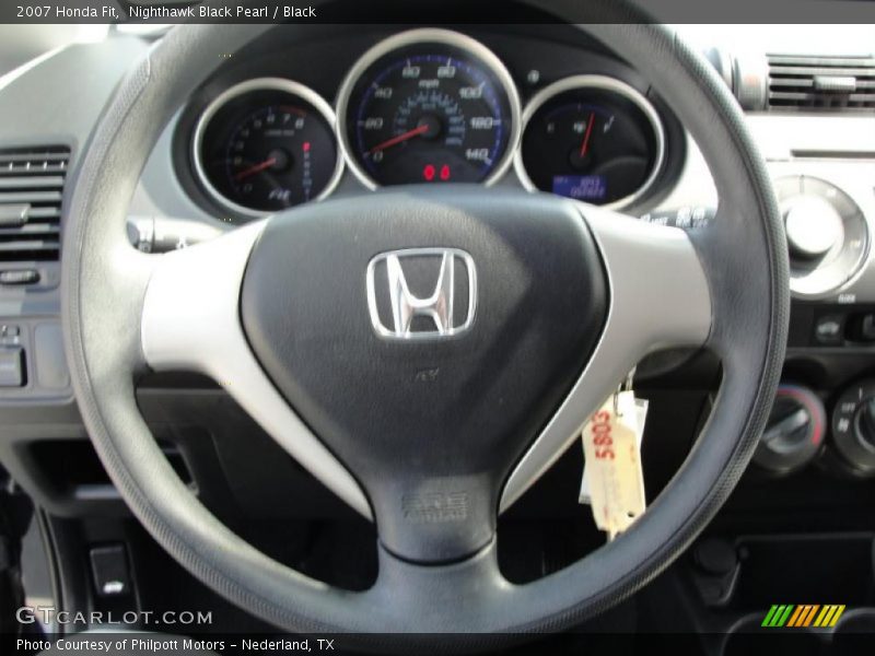 Nighthawk Black Pearl / Black 2007 Honda Fit