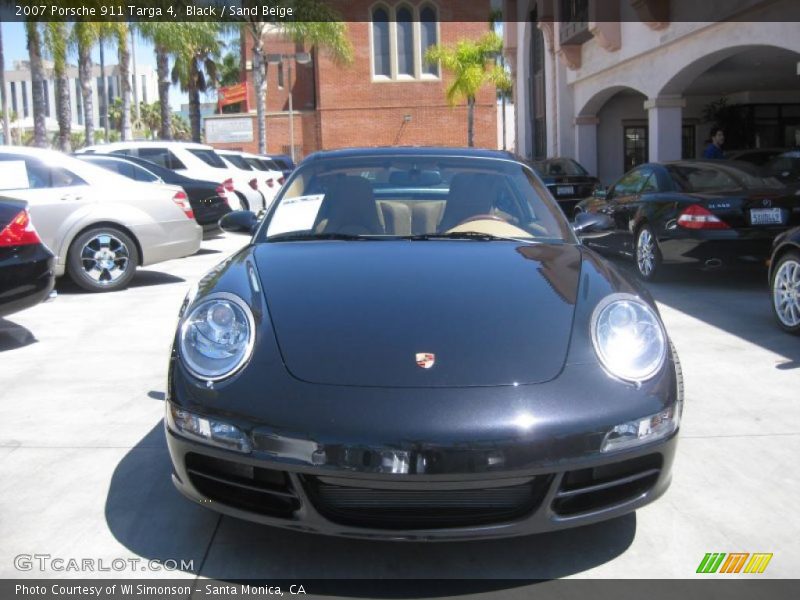 Black / Sand Beige 2007 Porsche 911 Targa 4