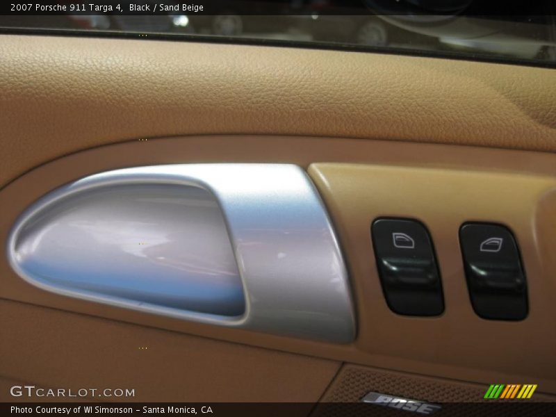 Black / Sand Beige 2007 Porsche 911 Targa 4
