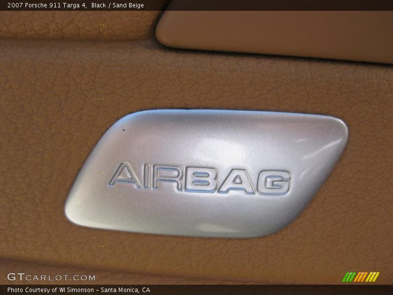 Black / Sand Beige 2007 Porsche 911 Targa 4