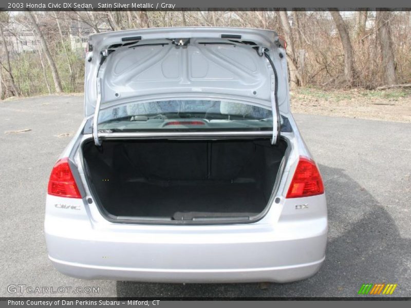 Satin Silver Metallic / Gray 2003 Honda Civic DX Sedan