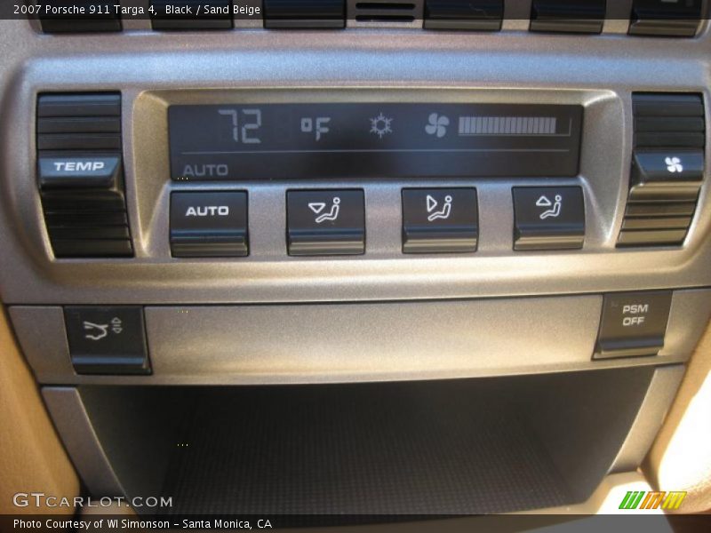 Black / Sand Beige 2007 Porsche 911 Targa 4
