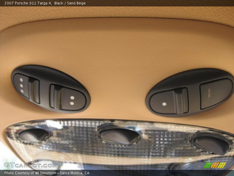 Black / Sand Beige 2007 Porsche 911 Targa 4