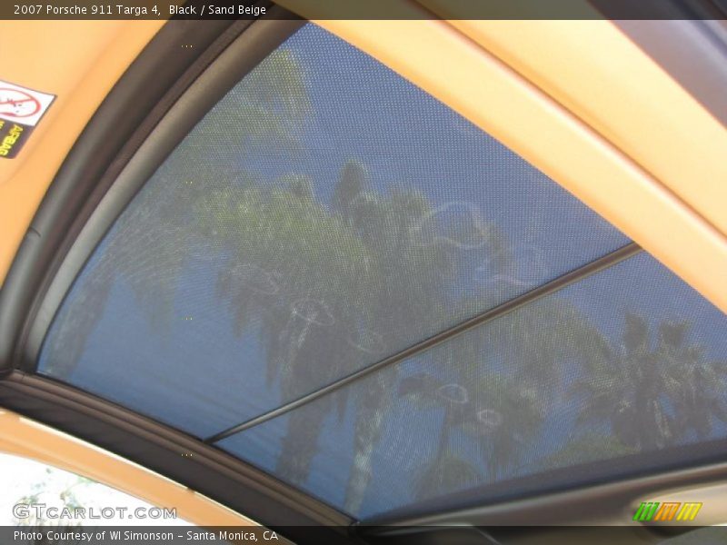 Black / Sand Beige 2007 Porsche 911 Targa 4