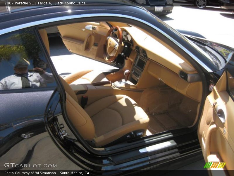 Black / Sand Beige 2007 Porsche 911 Targa 4