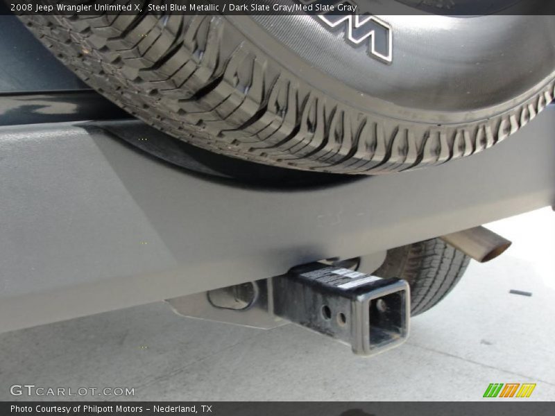 Steel Blue Metallic / Dark Slate Gray/Med Slate Gray 2008 Jeep Wrangler Unlimited X