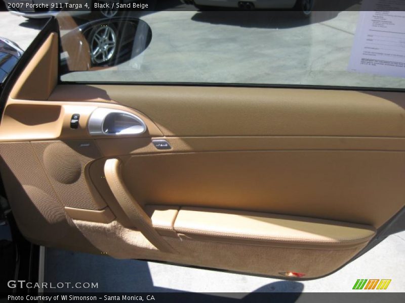 Black / Sand Beige 2007 Porsche 911 Targa 4
