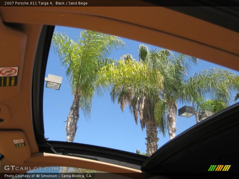 Black / Sand Beige 2007 Porsche 911 Targa 4