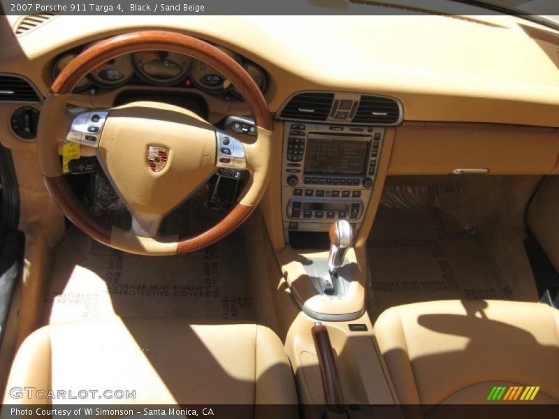 Black / Sand Beige 2007 Porsche 911 Targa 4