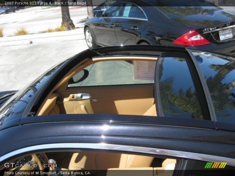 Black / Sand Beige 2007 Porsche 911 Targa 4