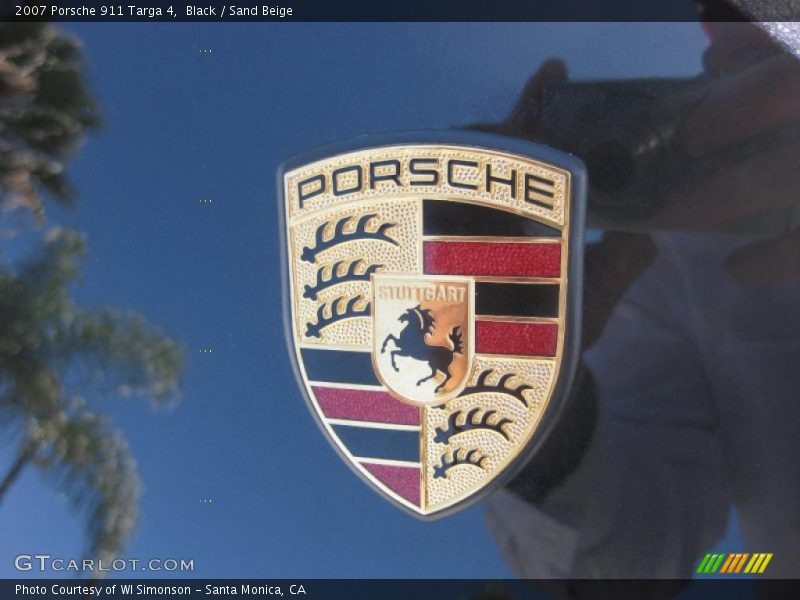 Black / Sand Beige 2007 Porsche 911 Targa 4