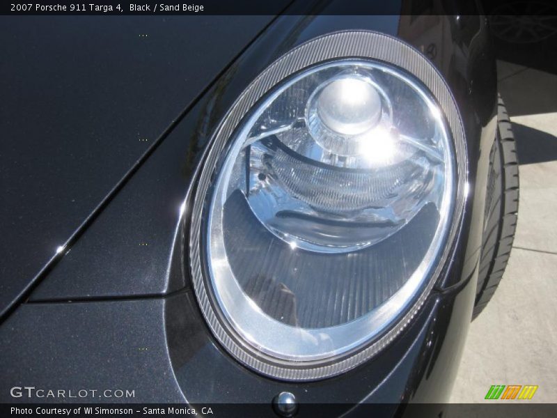 Black / Sand Beige 2007 Porsche 911 Targa 4
