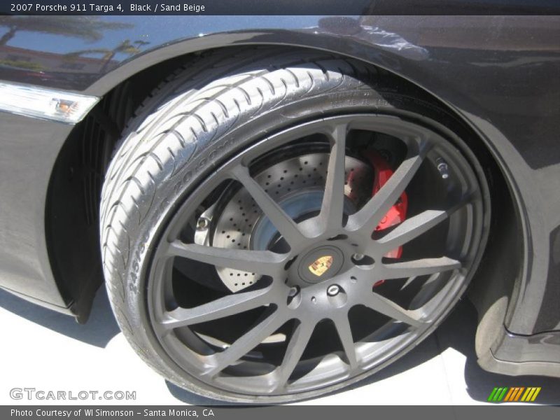 Black / Sand Beige 2007 Porsche 911 Targa 4
