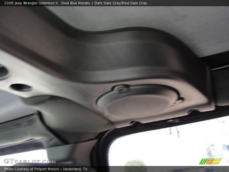 Steel Blue Metallic / Dark Slate Gray/Med Slate Gray 2008 Jeep Wrangler Unlimited X
