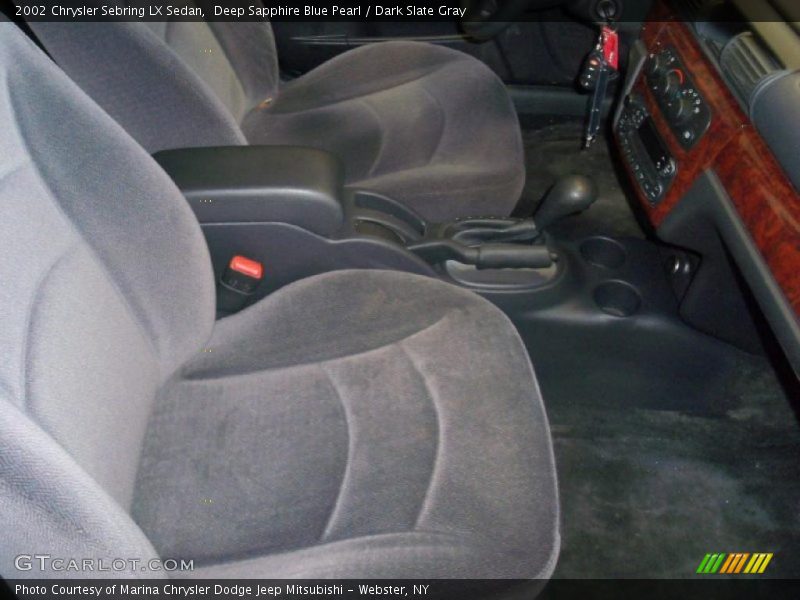 Deep Sapphire Blue Pearl / Dark Slate Gray 2002 Chrysler Sebring LX Sedan