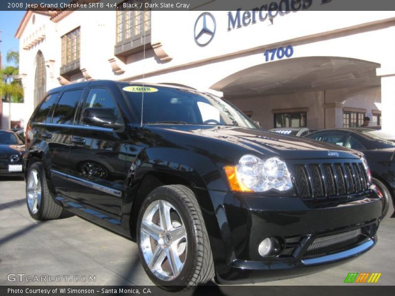 Black / Dark Slate Gray 2008 Jeep Grand Cherokee SRT8 4x4