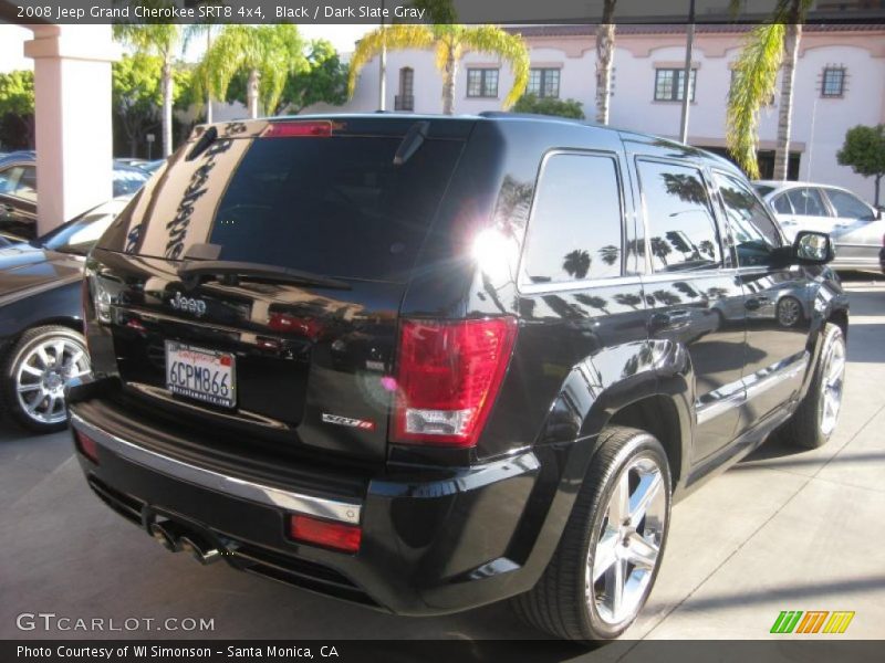 Black / Dark Slate Gray 2008 Jeep Grand Cherokee SRT8 4x4