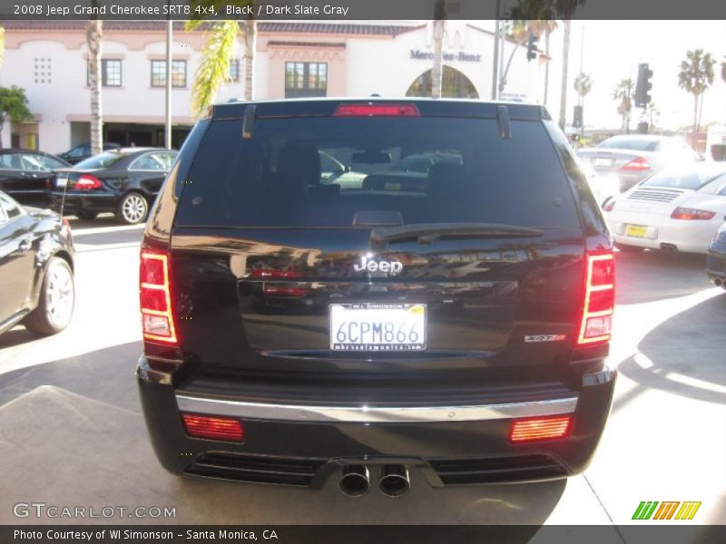 Black / Dark Slate Gray 2008 Jeep Grand Cherokee SRT8 4x4