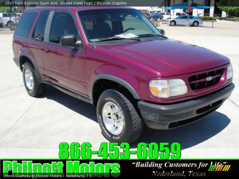 Desert Violet Pearl / Medium Graphite 1997 Ford Explorer Sport 4x4