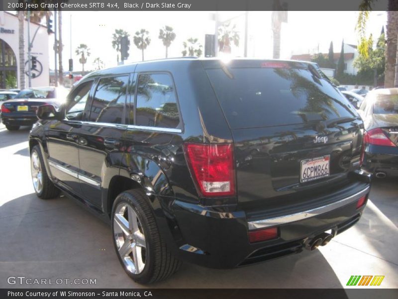 Black / Dark Slate Gray 2008 Jeep Grand Cherokee SRT8 4x4