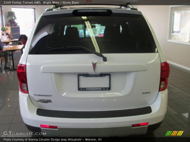 Bright White / Ebony Black 2006 Pontiac Torrent AWD