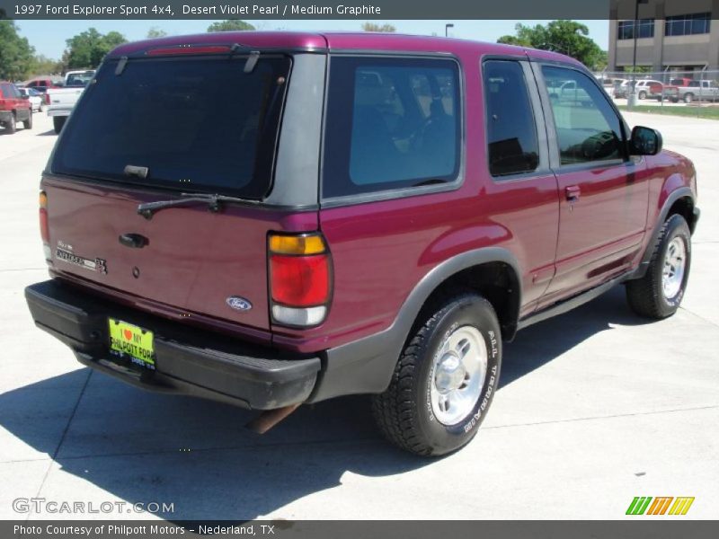 Desert Violet Pearl / Medium Graphite 1997 Ford Explorer Sport 4x4