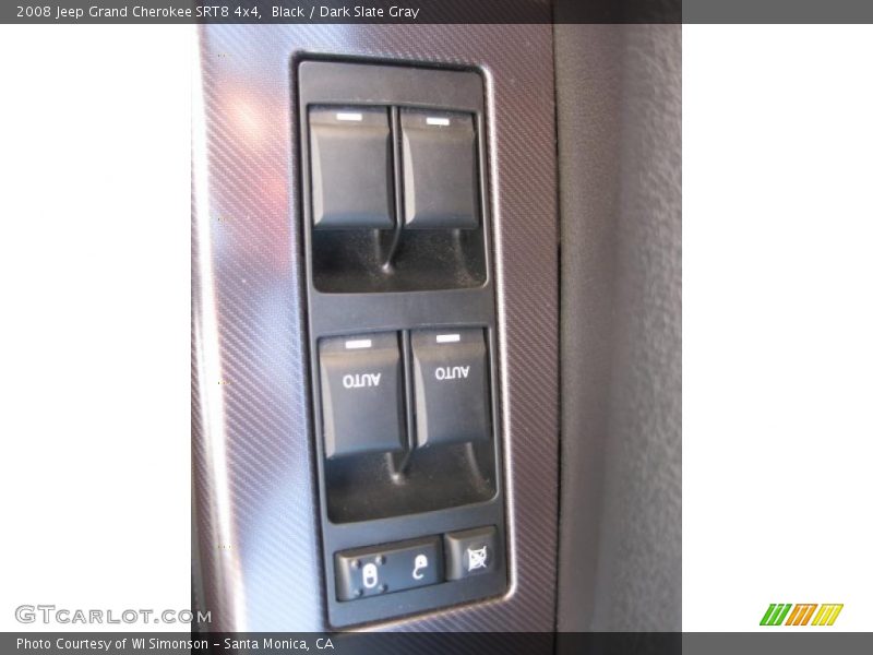 Black / Dark Slate Gray 2008 Jeep Grand Cherokee SRT8 4x4