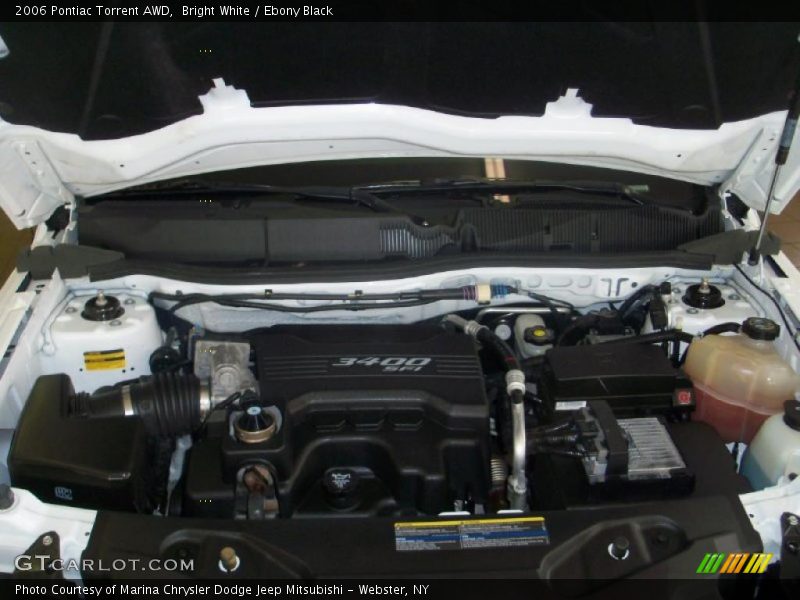 Bright White / Ebony Black 2006 Pontiac Torrent AWD