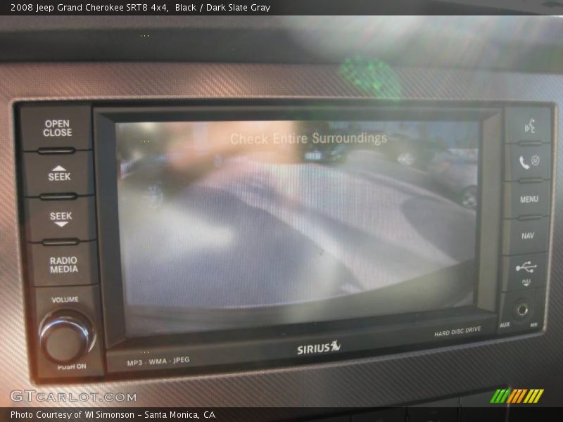 Black / Dark Slate Gray 2008 Jeep Grand Cherokee SRT8 4x4