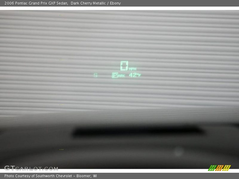 Dark Cherry Metallic / Ebony 2006 Pontiac Grand Prix GXP Sedan