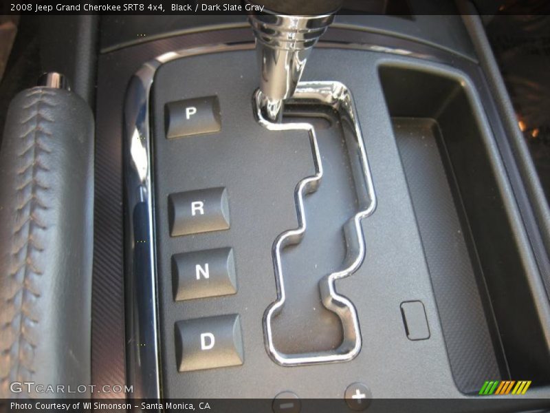 Black / Dark Slate Gray 2008 Jeep Grand Cherokee SRT8 4x4