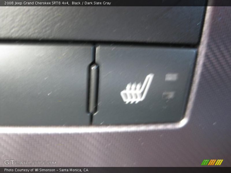 Black / Dark Slate Gray 2008 Jeep Grand Cherokee SRT8 4x4