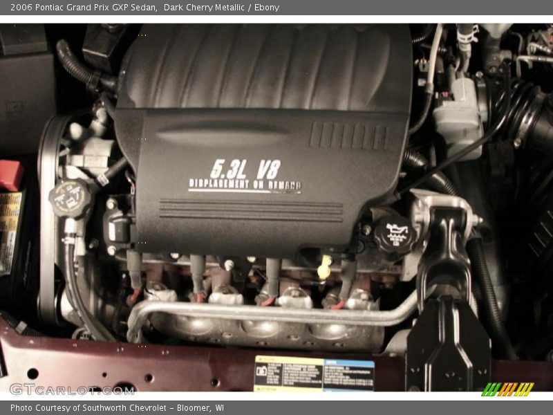 Dark Cherry Metallic / Ebony 2006 Pontiac Grand Prix GXP Sedan