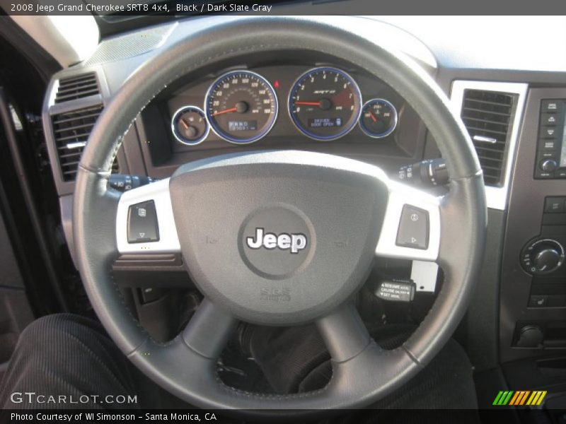Black / Dark Slate Gray 2008 Jeep Grand Cherokee SRT8 4x4