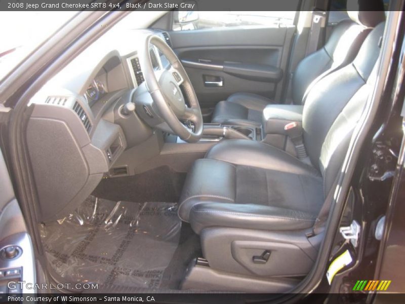 Black / Dark Slate Gray 2008 Jeep Grand Cherokee SRT8 4x4