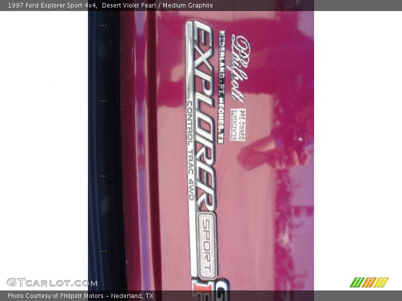 Desert Violet Pearl / Medium Graphite 1997 Ford Explorer Sport 4x4
