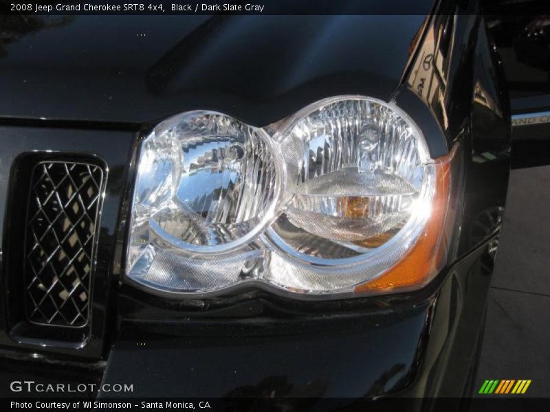 Black / Dark Slate Gray 2008 Jeep Grand Cherokee SRT8 4x4