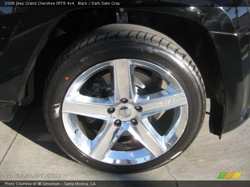 Black / Dark Slate Gray 2008 Jeep Grand Cherokee SRT8 4x4