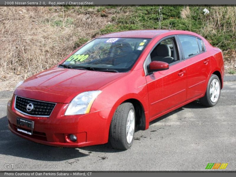 Red Alert / Charcoal/Steel 2008 Nissan Sentra 2.0