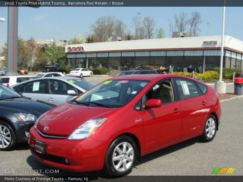 Barcelona Red Metallic / Bisque 2008 Toyota Prius Hybrid Touring