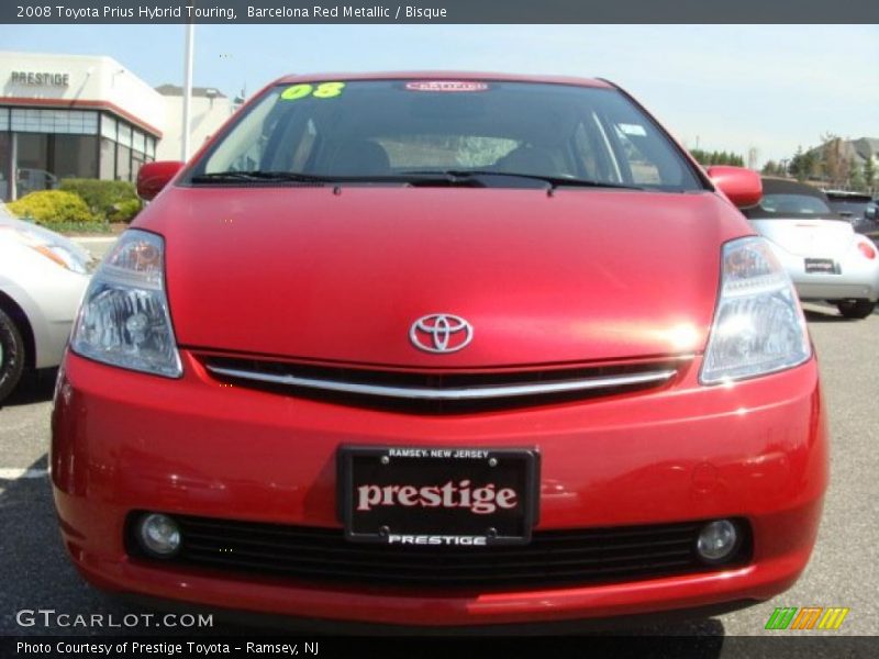 Barcelona Red Metallic / Bisque 2008 Toyota Prius Hybrid Touring