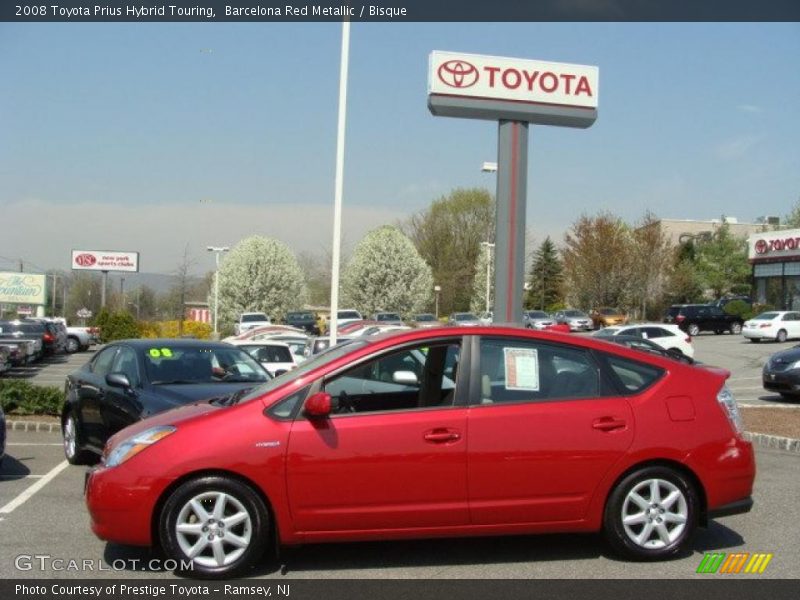 Barcelona Red Metallic / Bisque 2008 Toyota Prius Hybrid Touring