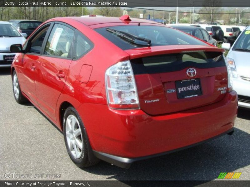 Barcelona Red Metallic / Bisque 2008 Toyota Prius Hybrid Touring
