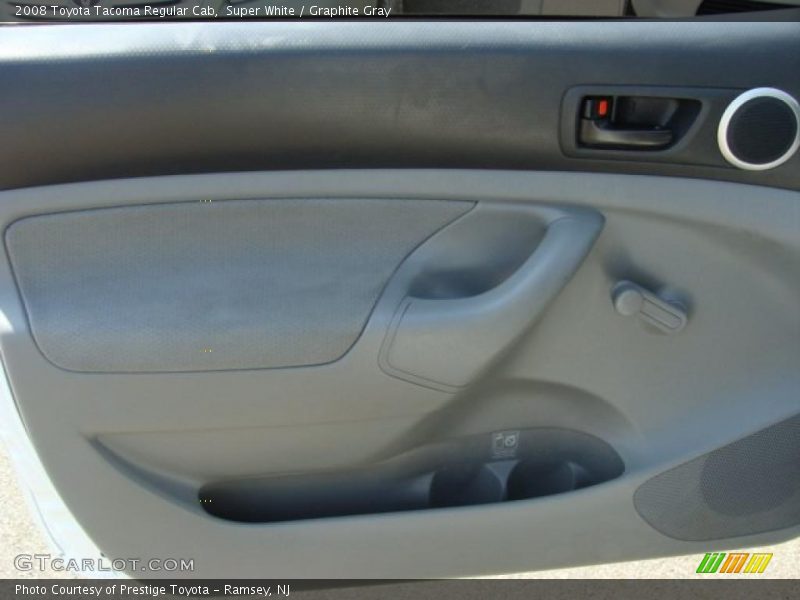 Super White / Graphite Gray 2008 Toyota Tacoma Regular Cab