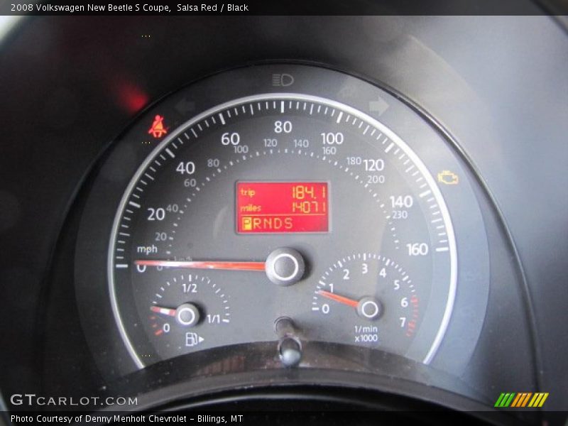 Salsa Red / Black 2008 Volkswagen New Beetle S Coupe
